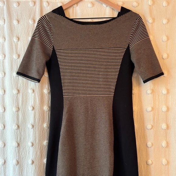 rag & bone Dresses & Skirts - Rag & Bone Black and Tan Striped Mini Dress